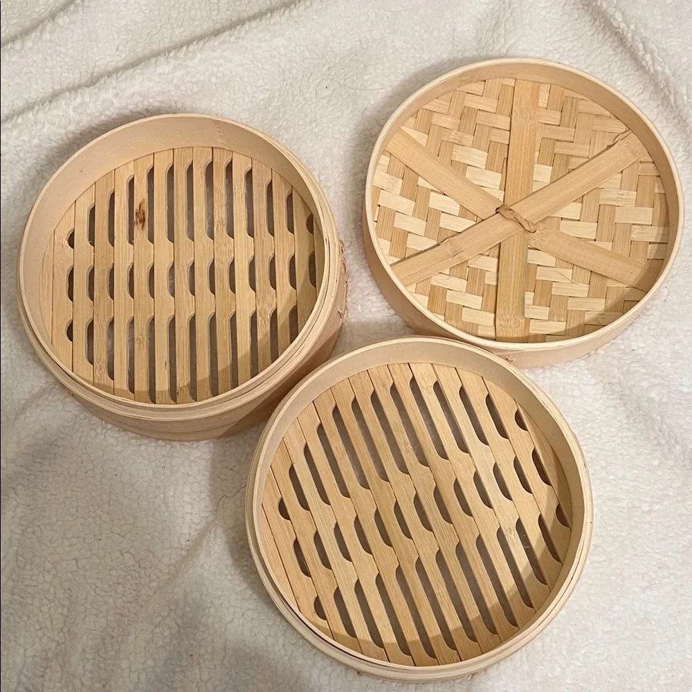 NWOT 10 inch Bamboo Steam Basket - Picture 3 of 3